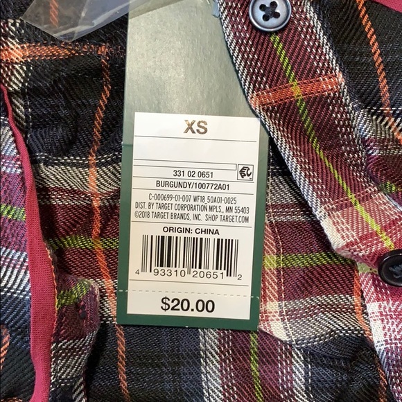 New Wild Fable Flannel - Picture 3 of 3